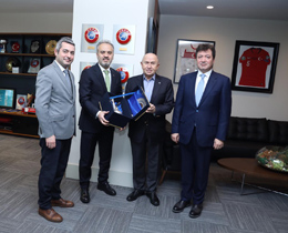 Alinur Aktaş ve Ömer Furkan Banaz’dan Özdemir’e ziyaret