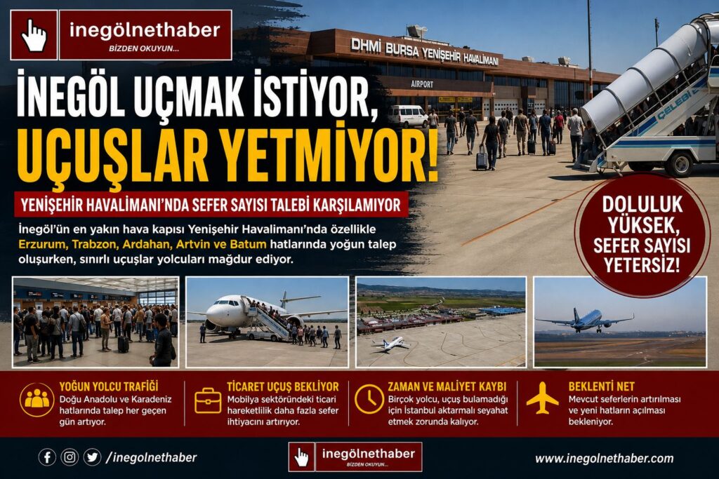 Mobilyanın Başkentinden Yenişehir Çağrısı: “Uçmak İstiyoruz, Sefer Bulamıyoruz”